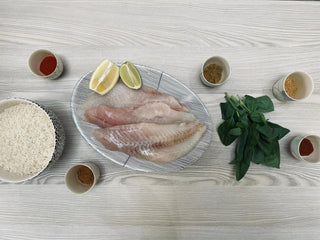FILET DE DORADE ET SON RIZ THAÏ ÉPICÉ
