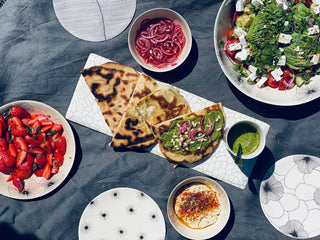 SALADE D'ÉTÉ ET CHEESE NAANS
