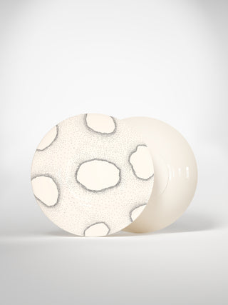 Soup Plate Archipel-Saints-Pères Paris- Ceramic Plates, Platters, Bowls, Coffee Cups. Animal Designs, Zebra, Flamingo, Elephant. Graphic Designs and more.