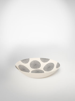 Soup Plate Circle Medium-Saints-Pères Paris- Ceramic Plates, Platters, Bowls, Coffee Cups. Animal Designs, Zebra, Flamingo, Elephant. Graphic Designs and more.