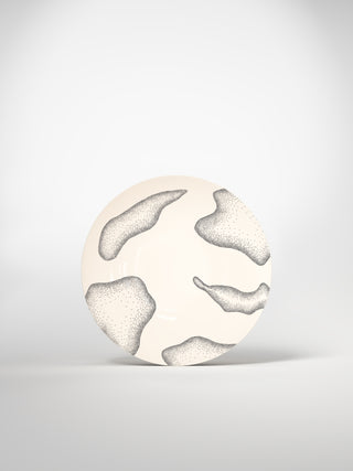 Soup Plate Lechen-Saints-Pères Paris- Ceramic Plates, Platters, Bowls, Coffee Cups. Animal Designs, Zebra, Flamingo, Elephant. Graphic Designs and more.