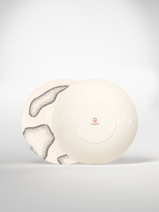 Soup Plate Lechen-Saints-Pères Paris- Ceramic Plates, Platters, Bowls, Coffee Cups. Animal Designs, Zebra, Flamingo, Elephant. Graphic Designs and more.