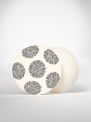 Soup Plate Porcupine Medium-Saints-Pères Paris- Ceramic Plates, Platters, Bowls, Coffee Cups. Animal Designs, Zebra, Flamingo, Elephant. Graphic Designs and more.