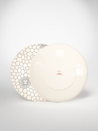 Main Plate Dryness-Saints-Pères Paris- Ceramic Plates, Platters, Bowls, Coffee Cups. Animal Designs, Zebra, Flamingo, Elephant. Graphic Designs and more.