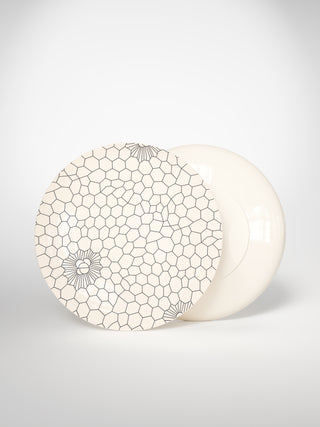 Main Plate Dryness-Saints-Pères Paris- Ceramic Plates, Platters, Bowls, Coffee Cups. Animal Designs, Zebra, Flamingo, Elephant. Graphic Designs and more.