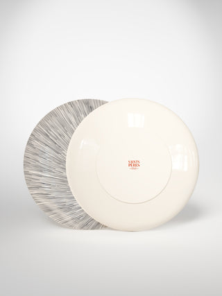 Main Plate Porcupine Large-Saints-Pères Paris- Ceramic Plates, Platters, Bowls, Coffee Cups. Animal Designs, Zebra, Flamingo, Elephant. Graphic Designs and more.