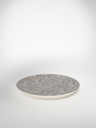 Main Plate Square Small-Saints-Pères Paris- Ceramic Plates, Platters, Bowls, Coffee Cups. Animal Designs, Zebra, Flamingo, Elephant. Graphic Designs and more.