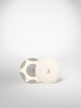 Bread Plate Circle Medium-Saints-Pères Paris- Ceramic Plates, Platters, Bowls, Coffee Cups. Animal Designs, Zebra, Flamingo, Elephant. Graphic Designs and more.