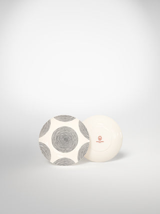 Bread Plate Circle Medium-Saints-Pères Paris- Ceramic Plates, Platters, Bowls, Coffee Cups. Animal Designs, Zebra, Flamingo, Elephant. Graphic Designs and more.