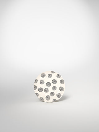 Bread Plate Circle Small-Saints-Pères Paris- Ceramic Plates, Platters, Bowls, Coffee Cups. Animal Designs, Zebra, Flamingo, Elephant. Graphic Designs and more.