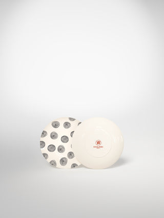 Bread Plate Circle Small-Saints-Pères Paris- Ceramic Plates, Platters, Bowls, Coffee Cups. Animal Designs, Zebra, Flamingo, Elephant. Graphic Designs and more.