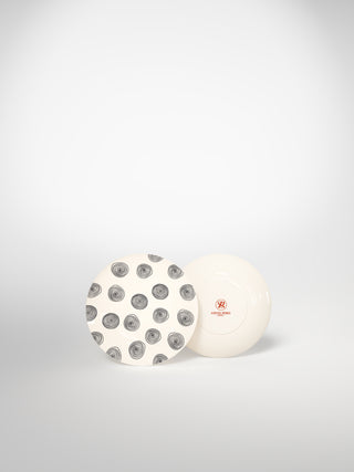 Bread Plate Circle Small-Saints-Pères Paris- Ceramic Plates, Platters, Bowls, Coffee Cups. Animal Designs, Zebra, Flamingo, Elephant. Graphic Designs and more.