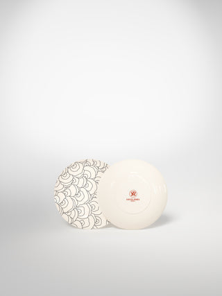 Bread Plate Coral Seashell-Saints-Pères Paris- Ceramic Plates, Platters, Bowls, Coffee Cups. Animal Designs, Zebra, Flamingo, Elephant. Graphic Designs and more.