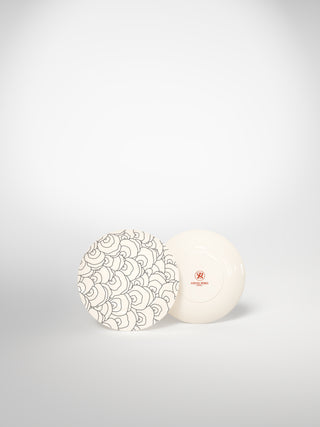 Bread Plate Coral Seashell-Saints-Pères Paris- Ceramic Plates, Platters, Bowls, Coffee Cups. Animal Designs, Zebra, Flamingo, Elephant. Graphic Designs and more.