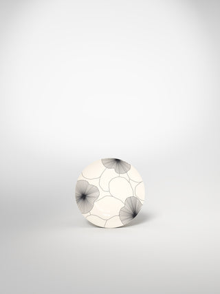 Bread Plate Flowers1-Saints-Pères Paris- Ceramic Plates, Platters, Bowls, Coffee Cups. Animal Designs, Zebra, Flamingo, Elephant. Graphic Designs and more.