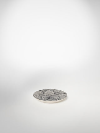 Bread Plate Flowers3-Saints-Pères Paris- Ceramic Plates, Platters, Bowls, Coffee Cups. Animal Designs, Zebra, Flamingo, Elephant. Graphic Designs and more.