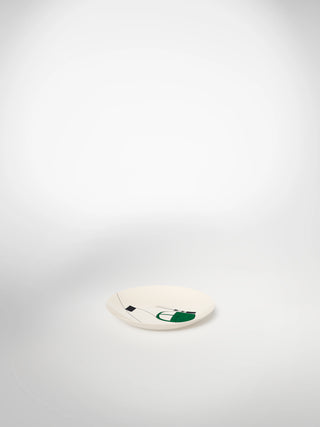 Bread Plate Skilift Green-Saints-Pères Paris- Ceramic Plates, Platters, Bowls, Coffee Cups. Animal Designs, Zebra, Flamingo, Elephant. Graphic Designs and more.