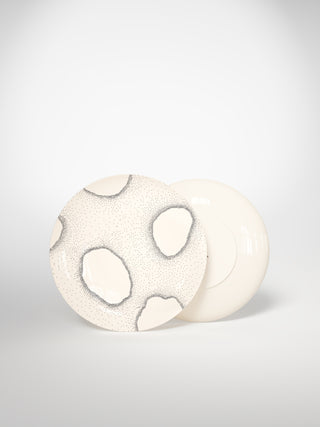 Dessert Plate Archipel-Saints-Pères Paris- Ceramic Plates, Platters, Bowls, Coffee Cups. Animal Designs, Zebra, Flamingo, Elephant. Graphic Designs and more.