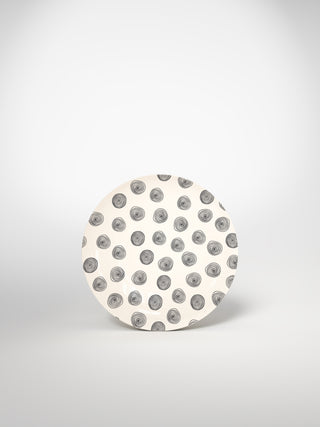 Dessert Plate Circle Small-Saints-Pères Paris- Ceramic Plates, Platters, Bowls, Coffee Cups. Animal Designs, Zebra, Flamingo, Elephant. Graphic Designs and more.