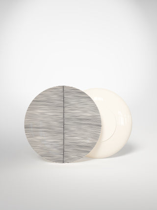 Dessert Plate Coral Fishbone-Saints-Pères Paris- Ceramic Plates, Platters, Bowls, Coffee Cups. Animal Designs, Zebra, Flamingo, Elephant. Graphic Designs and more.