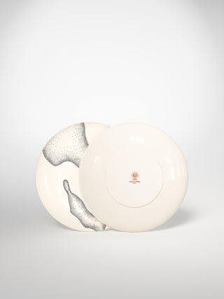 Dessert Plate Lechen-Saints-Pères Paris- Ceramic Plates, Platters, Bowls, Coffee Cups. Animal Designs, Zebra, Flamingo, Elephant. Graphic Designs and more.