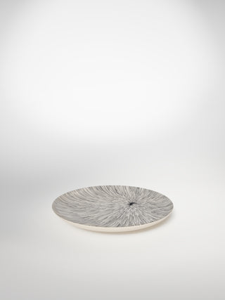 Dessert Plate Porcupine Large-Saints-Pères Paris- Ceramic Plates, Platters, Bowls, Coffee Cups. Animal Designs, Zebra, Flamingo, Elephant. Graphic Designs and more.