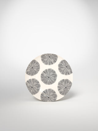 Dessert Plate Porcupine Medium-Saints-Pères Paris- Ceramic Plates, Platters, Bowls, Coffee Cups. Animal Designs, Zebra, Flamingo, Elephant. Graphic Designs and more.