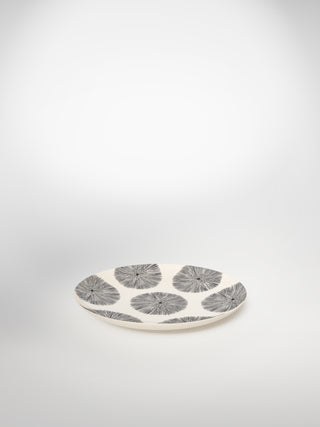 Dessert Plate Porcupine Medium-Saints-Pères Paris- Ceramic Plates, Platters, Bowls, Coffee Cups. Animal Designs, Zebra, Flamingo, Elephant. Graphic Designs and more.