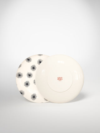 Dessert Plate Porcupine Small-Saints-Pères Paris- Ceramic Plates, Platters, Bowls, Coffee Cups. Animal Designs, Zebra, Flamingo, Elephant. Graphic Designs and more.