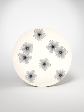 Presentation Coral Flowers-Saints-Pères Paris- Ceramic Plates, Platters, Bowls, Coffee Cups. Animal Designs, Zebra, Flamingo, Elephant. Graphic Designs and more.