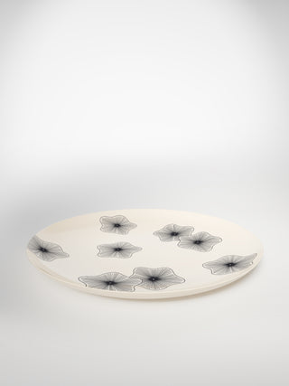 Presentation Coral Flowers-Saints-Pères Paris- Ceramic Plates, Platters, Bowls, Coffee Cups. Animal Designs, Zebra, Flamingo, Elephant. Graphic Designs and more.