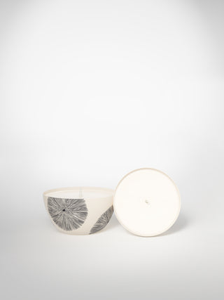 Halo Candle - Porcupine Medium-Saints-Pères Paris- Ceramic Plates, Platters, Bowls, Coffee Cups. Animal Designs, Zebra, Flamingo, Elephant. Graphic Designs and more.