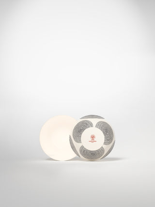 Breakfast Bowl Circle Medium-Saints-Pères Paris- Ceramic Plates, Platters, Bowls, Coffee Cups. Animal Designs, Zebra, Flamingo, Elephant. Graphic Designs and more.