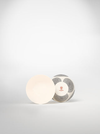 Breakfast Bowl Circle Medium-Saints-Pères Paris- Ceramic Plates, Platters, Bowls, Coffee Cups. Animal Designs, Zebra, Flamingo, Elephant. Graphic Designs and more.