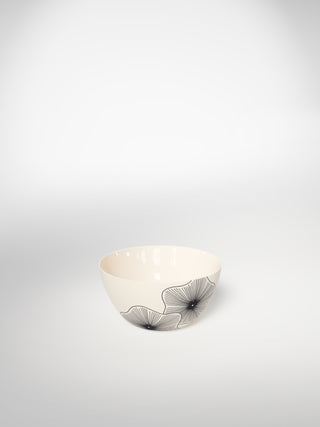 Breakfast Bowl Coral Flowers-Saints-Pères Paris- Ceramic Plates, Platters, Bowls, Coffee Cups. Animal Designs, Zebra, Flamingo, Elephant. Graphic Designs and more.