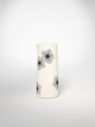 Vase Coral Flowers-Saints-Pères Paris- Ceramic Plates, Platters, Bowls, Coffee Cups. Animal Designs, Zebra, Flamingo, Elephant. Graphic Designs and more.