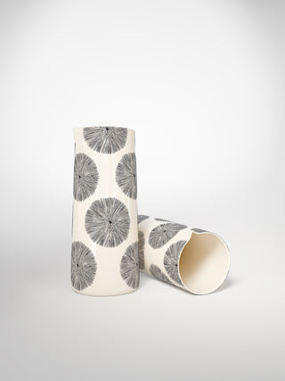 Vase Porcupine Medium-Saints-Pères Paris- Ceramic Plates, Platters, Bowls, Coffee Cups. Animal Designs, Zebra, Flamingo, Elephant. Graphic Designs and more.