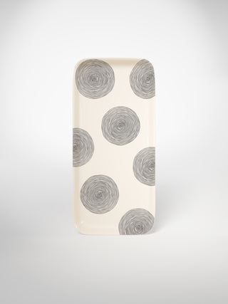 Cake Platter Circle Medium-Saints-Pères Paris- Ceramic Plates, Platters, Bowls, Coffee Cups. Animal Designs, Zebra, Flamingo, Elephant. Graphic Designs and more.