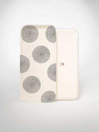 Cake Platter Circle Medium-Saints-Pères Paris- Ceramic Plates, Platters, Bowls, Coffee Cups. Animal Designs, Zebra, Flamingo, Elephant. Graphic Designs and more.