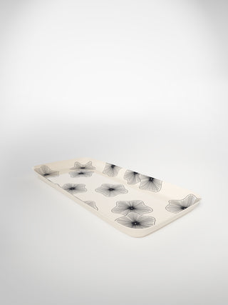 Cake Platter Coral Flowers-Saints-Pères Paris- Ceramic Plates, Platters, Bowls, Coffee Cups. Animal Designs, Zebra, Flamingo, Elephant. Graphic Designs and more.