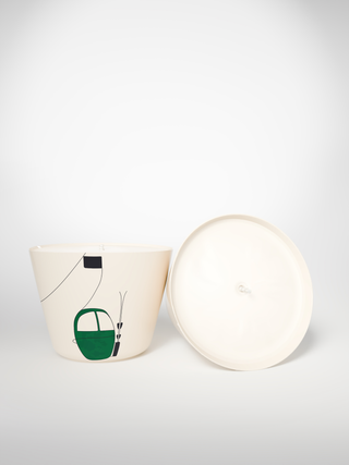 Classic Candle - Skilift Green-Saints-Pères Paris- Ceramic Plates, Platters, Bowls, Coffee Cups. Animal Designs, Zebra, Flamingo, Elephant. Graphic Designs and more.