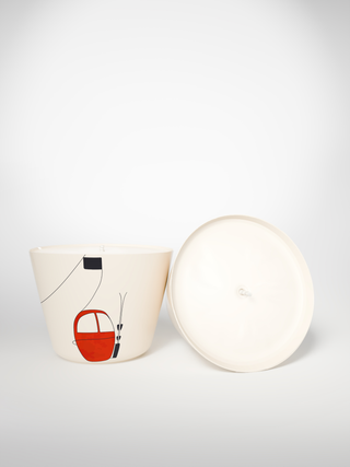 Classic Candle - Skilift Red-Saints-Pères Paris- Ceramic Plates, Platters, Bowls, Coffee Cups. Animal Designs, Zebra, Flamingo, Elephant. Graphic Designs and more.