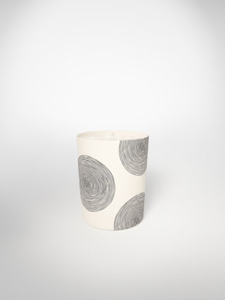 Signature Candle - Circle Meduim-Saints-Pères Paris- Ceramic Plates, Platters, Bowls, Coffee Cups. Animal Designs, Zebra, Flamingo, Elephant. Graphic Designs and more.