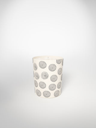 Signature Candle - Circle Small-Saints-Pères Paris- Ceramic Plates, Platters, Bowls, Coffee Cups. Animal Designs, Zebra, Flamingo, Elephant. Graphic Designs and more.