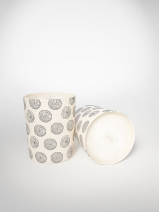 Signature Candle - Circle Small-Saints-Pères Paris- Ceramic Plates, Platters, Bowls, Coffee Cups. Animal Designs, Zebra, Flamingo, Elephant. Graphic Designs and more.