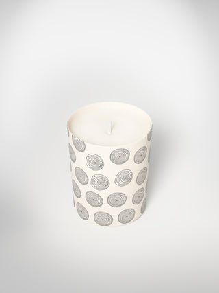 Signature Candle - Circle Small-Saints-Pères Paris- Ceramic Plates, Platters, Bowls, Coffee Cups. Animal Designs, Zebra, Flamingo, Elephant. Graphic Designs and more.