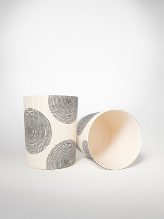 Mug Circle Medium-Saints-Pères Paris- Ceramic Plates, Platters, Bowls, Coffee Cups. Animal Designs, Zebra, Flamingo, Elephant. Graphic Designs and more.