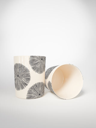 Mug Porcupine Medium-Saints-Pères Paris- Ceramic Plates, Platters, Bowls, Coffee Cups. Animal Designs, Zebra, Flamingo, Elephant. Graphic Designs and more.