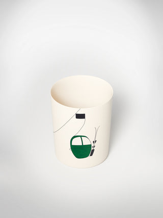 Mug Skilift Green-Saints-Pères Paris- Ceramic Plates, Platters, Bowls, Coffee Cups. Animal Designs, Zebra, Flamingo, Elephant. Graphic Designs and more.