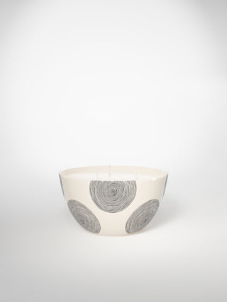 Centerpiece Candle - Circle Medium-Saints-Pères Paris- Ceramic Plates, Platters, Bowls, Coffee Cups. Animal Designs, Zebra, Flamingo, Elephant. Graphic Designs and more.